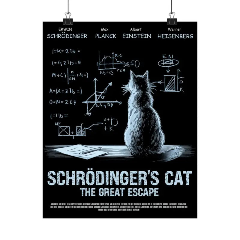 Schrodinger’s cat matte poster - 11″ x 14″ / Matte - Poster
