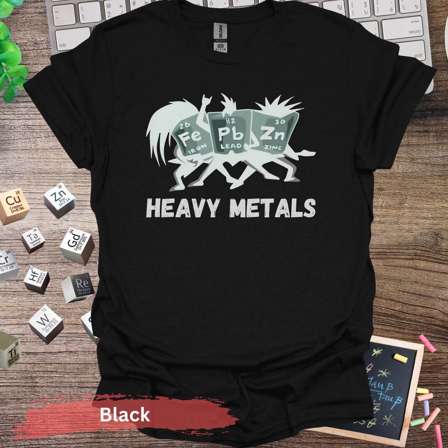 Heavy Metals Chemistry Rock Band T-shirt - Black / S - Physical Item