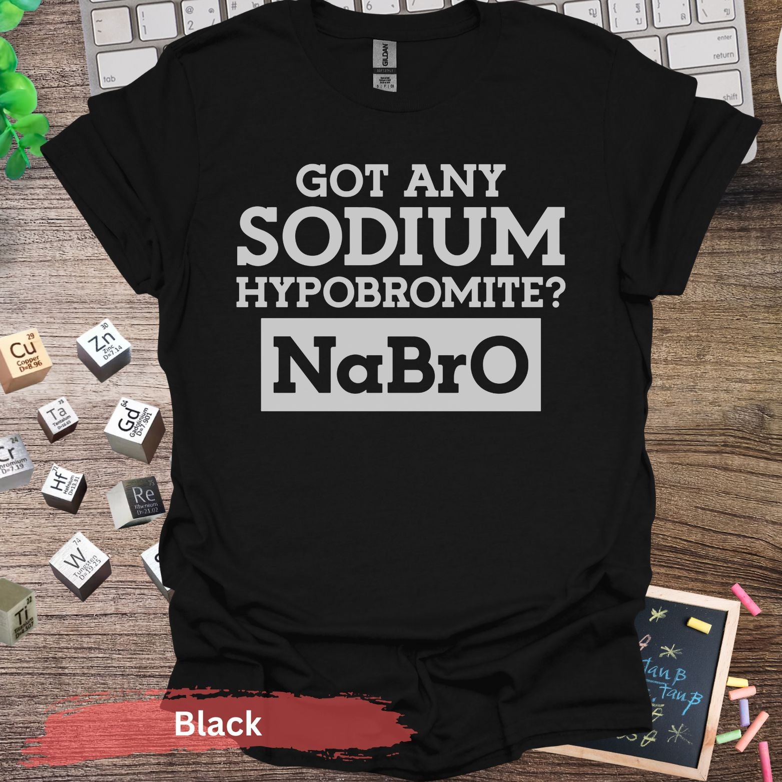 Got Any Sodium Hypobromite NaBro T-shirt - Black / S - Physical Item