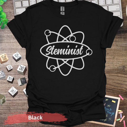 Steminist Science T-Shirt - Black / S - Physical Item