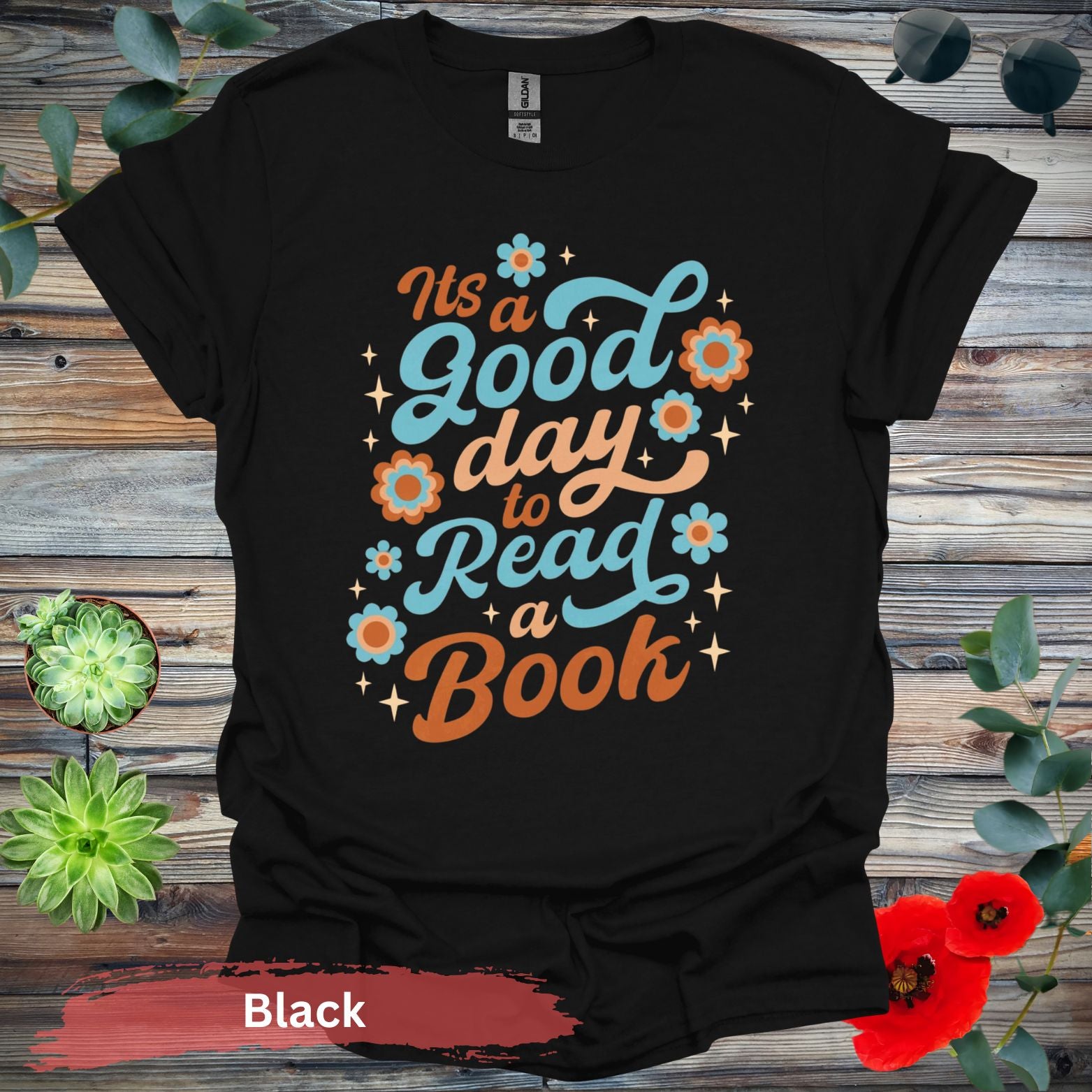 It’s a good day to read book T-shirt - S / Black - Physical Item