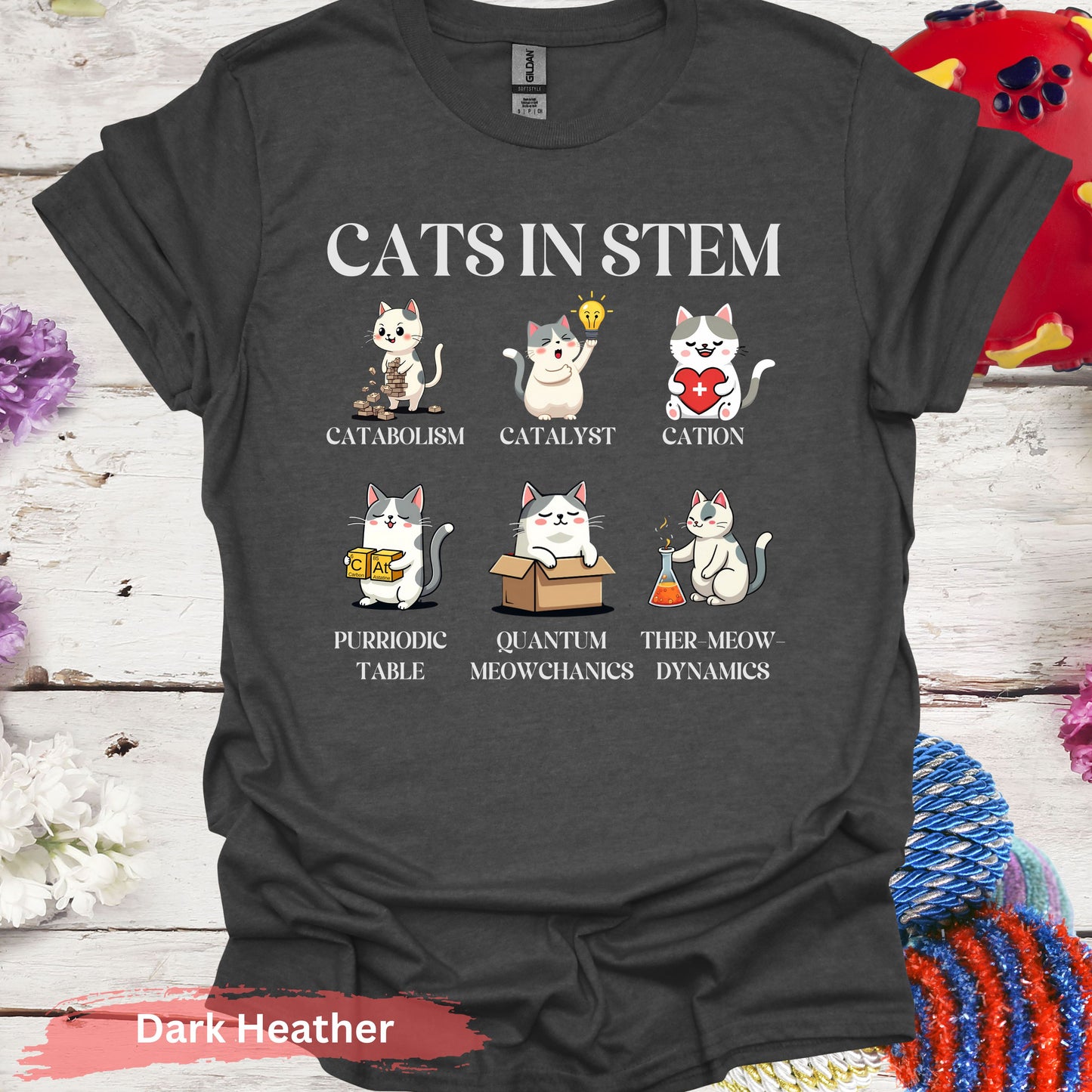Cats in STEM T-shirt