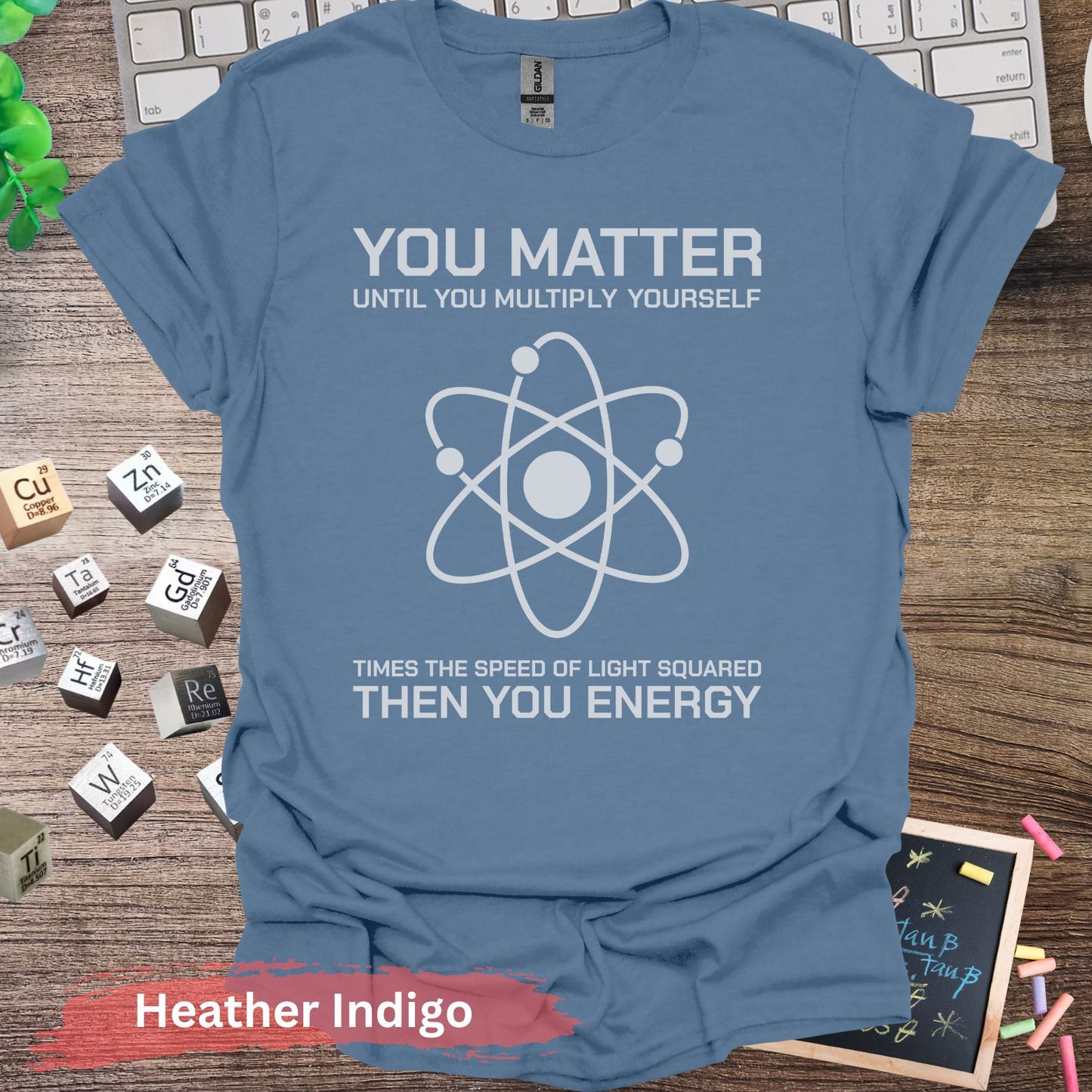 Do You Matter T-Shirt - Heather Indigo / S - Physical Item