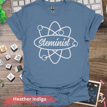 Steminist Science T-Shirt - Heather Indigo / S - Physical Item