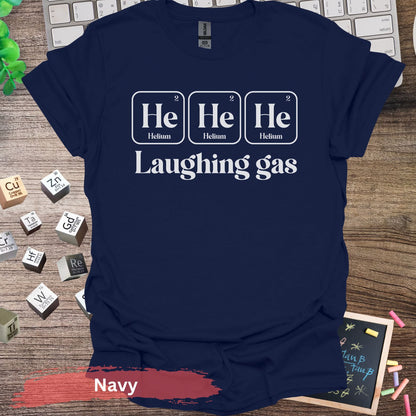 He Laughing Gas T-Shirt - Navy / S - Physical Item