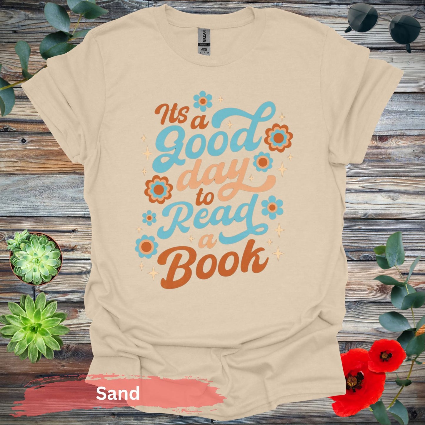 It’s a good day to read book T-shirt - S / Sand - Physical Item