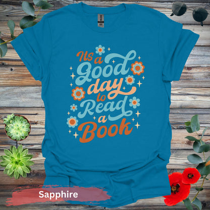 It’s a good day to read book T-shirt - S / Sapphire - Physical Item