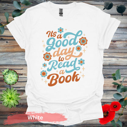 It’s a good day to read book T-shirt - S / White - Physical Item