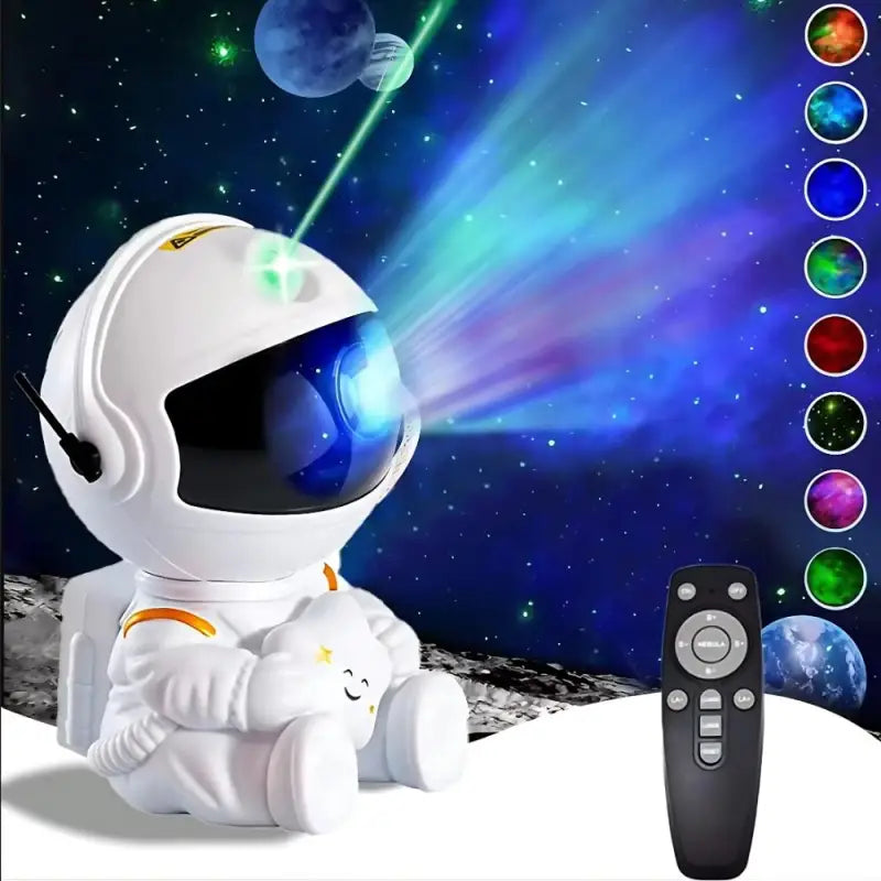 Astronaut Galaxy Star Projector Holding