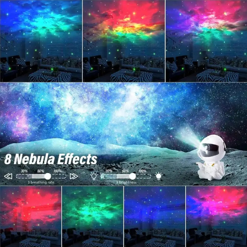 Astronaut Galaxy Star Projector Holding