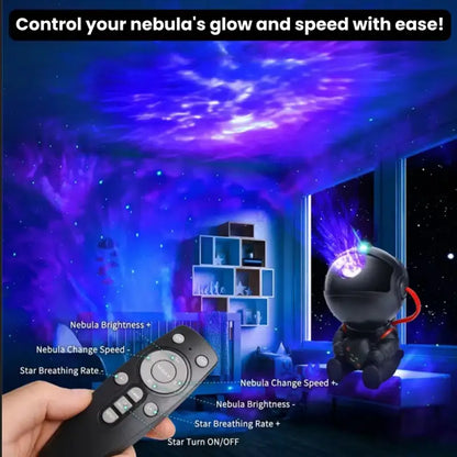 Astronaut Galaxy Star Projector Holding