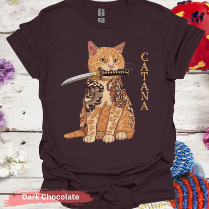 Catana T-Shirt - S / Dark Chocolate - Physical Item