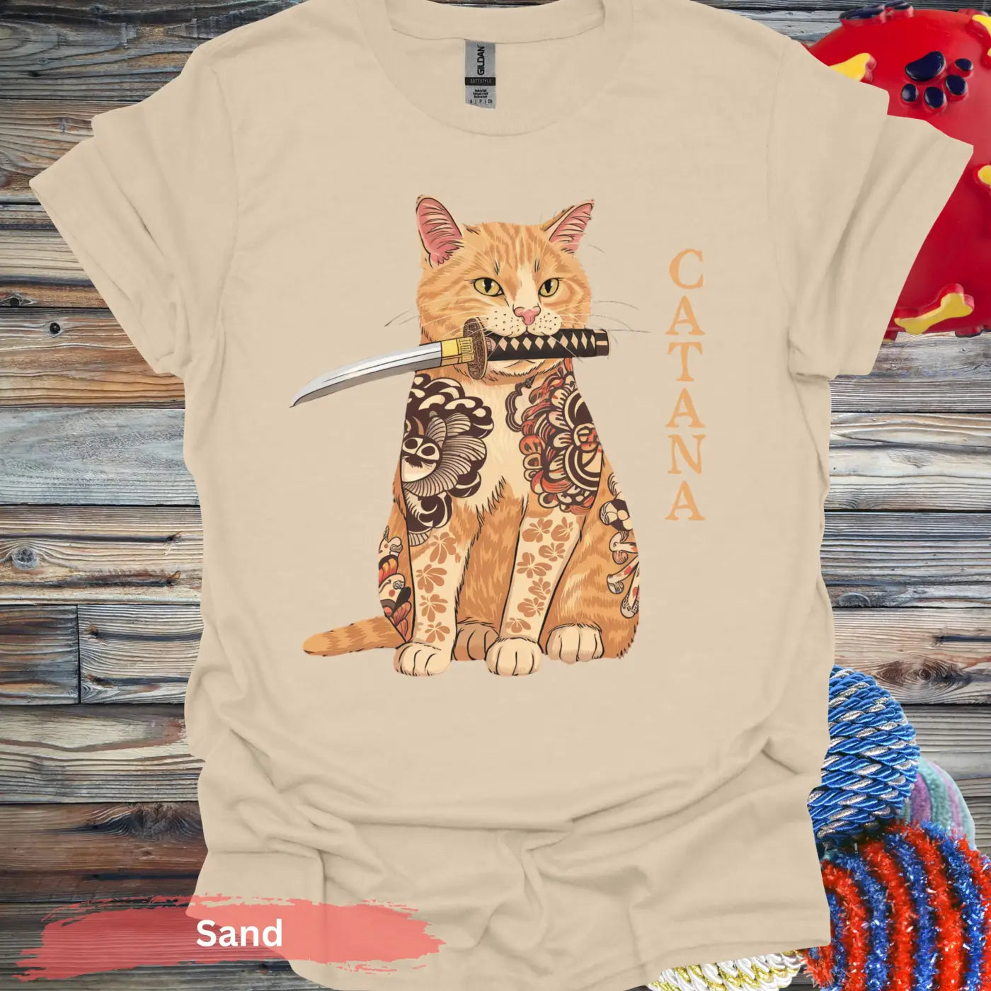 Catana T-Shirt - S / Sand - Physical Item