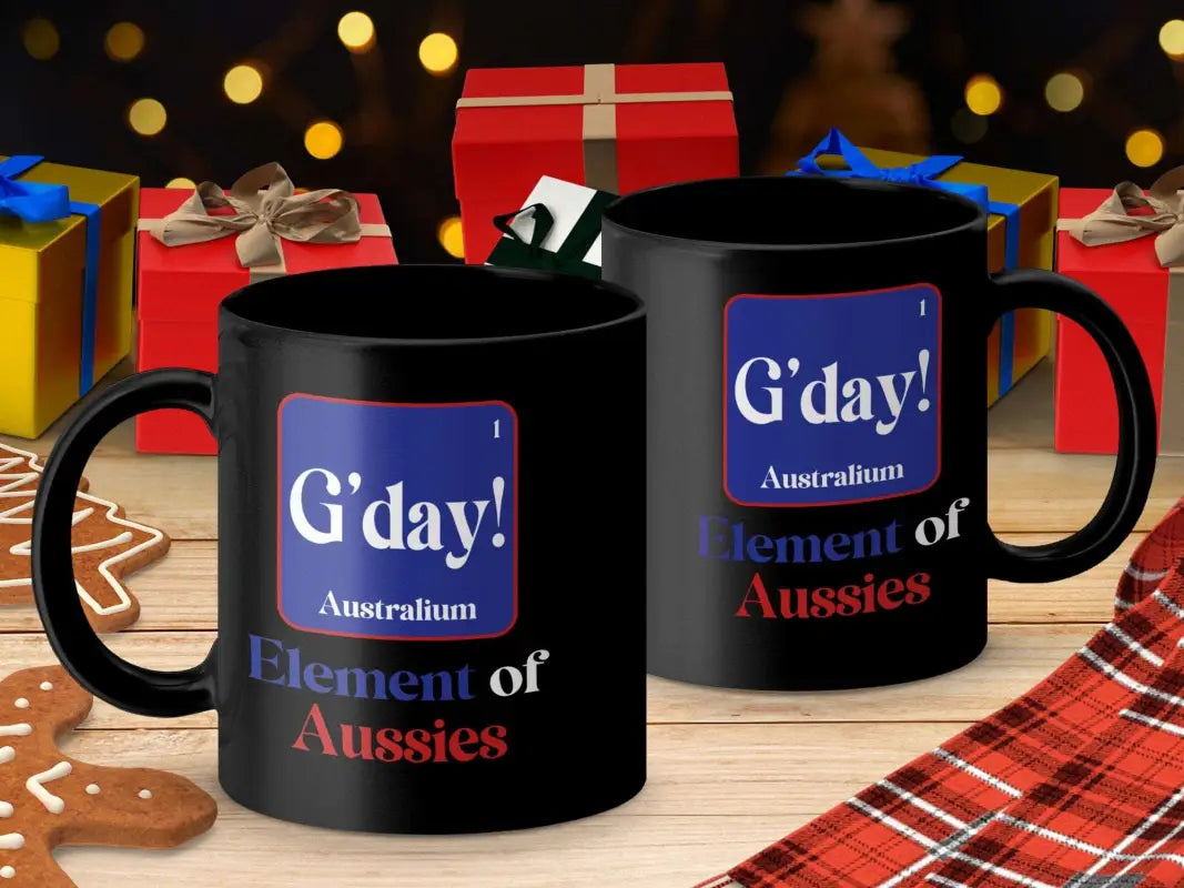 Cheerful G’day Australia Element Aussies Themed Mug - Physical Item