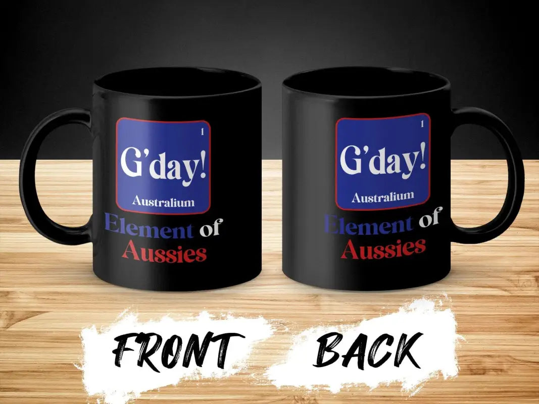 Cheerful G’day Australia Element Aussies Themed Mug - Physical Item