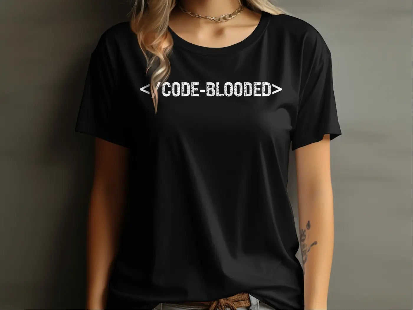 CODE-BLOODED T-Shirt - Physical Item