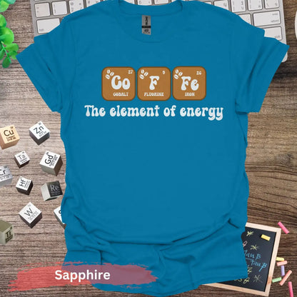 Coffee the Element of Energy Periodic Table - S / Sapphire - Physical Item