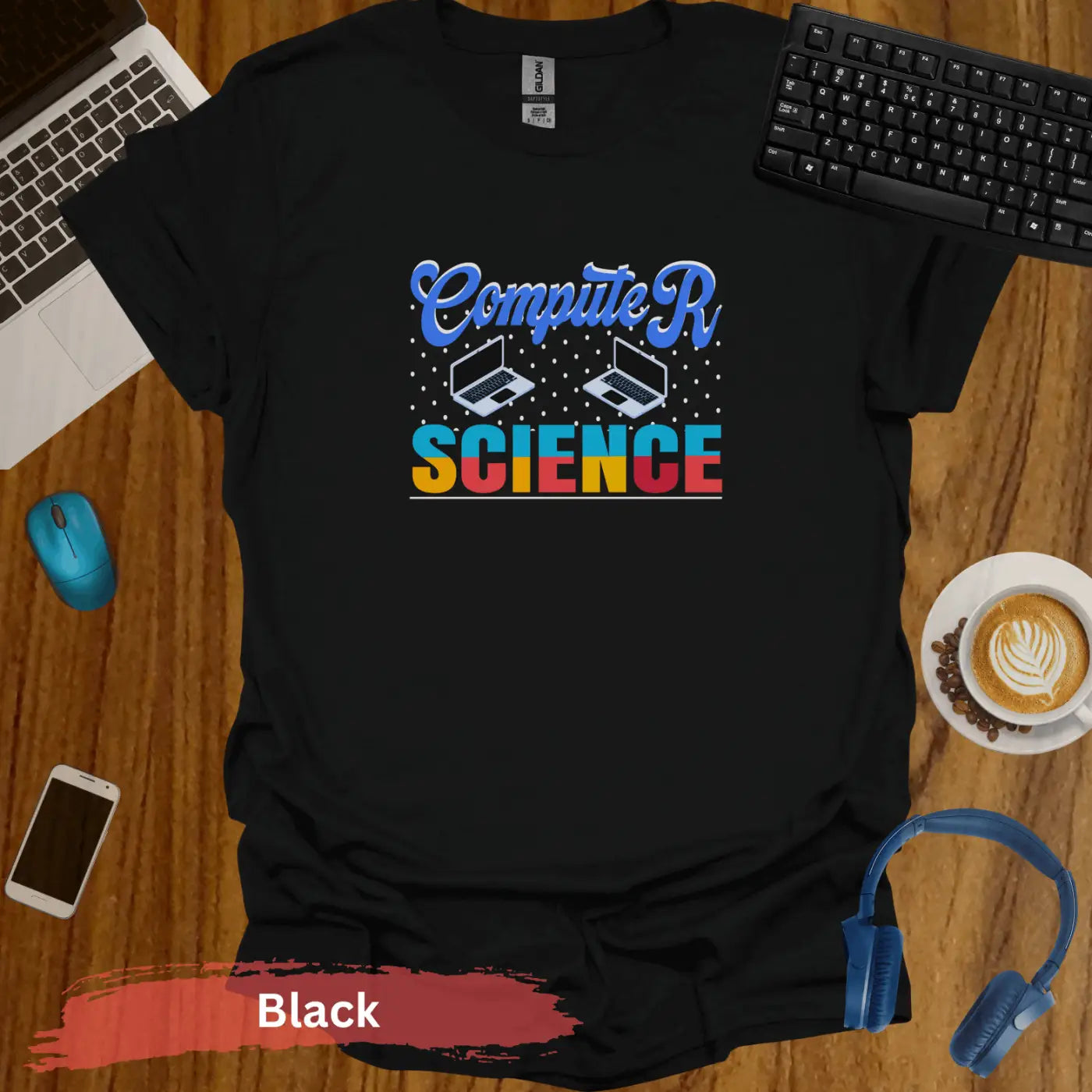 Computer Science T-Shirt - S / Black - Physical Item