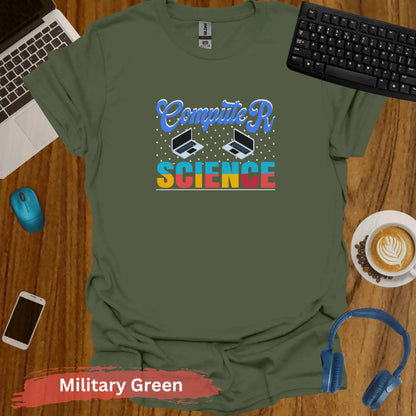 Computer Science T-Shirt - S / Military Green - Physical Item