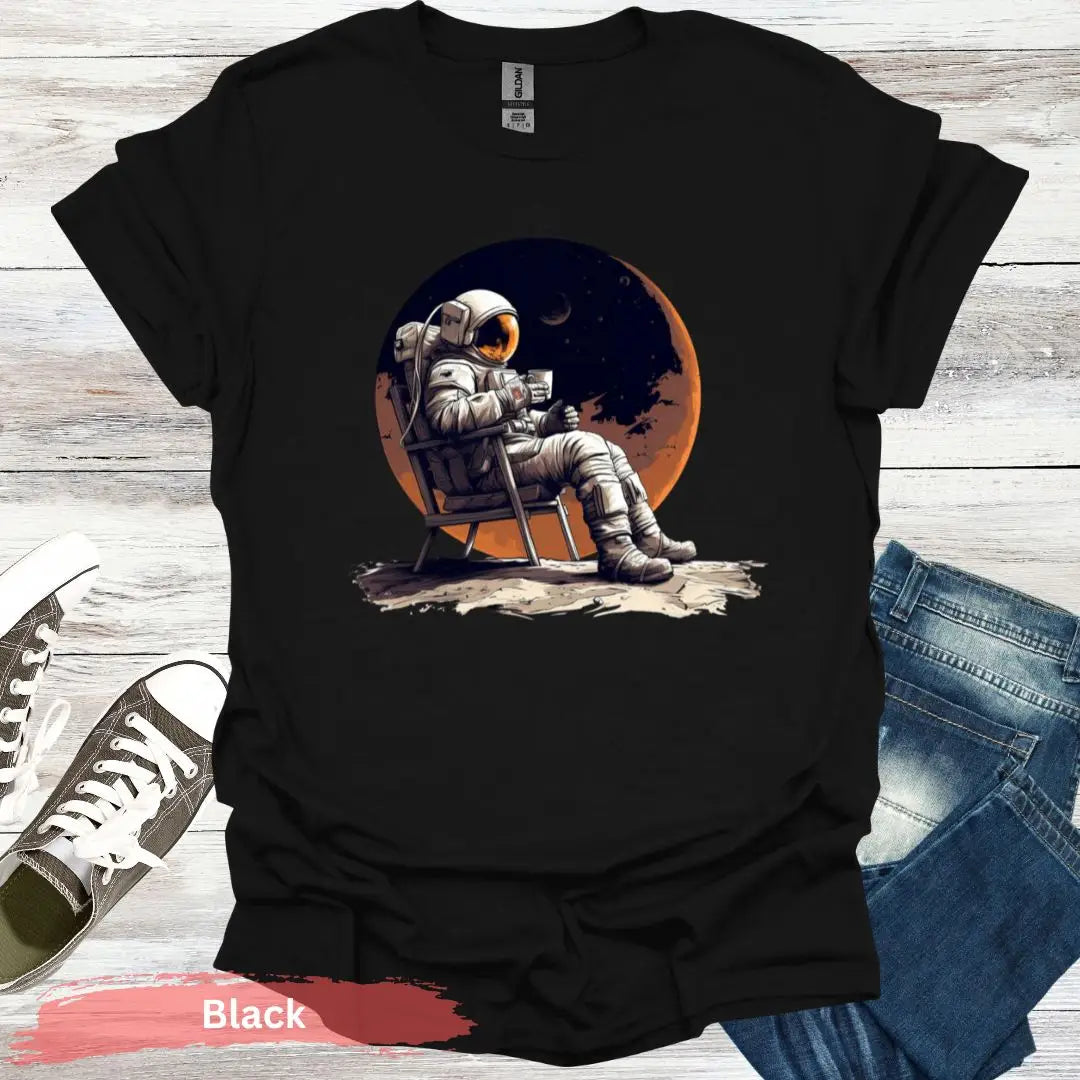 Cosmic Coffee Break T-Shirt - S / Black - Physical Item