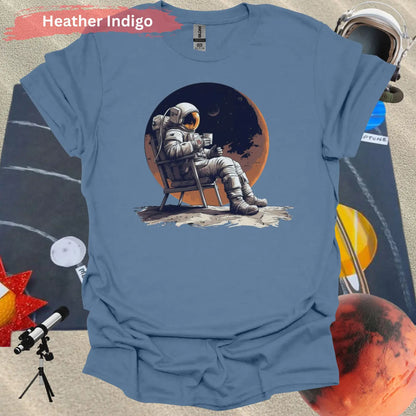 Cosmic Coffee Break T-Shirt – Sip Among the Stars! - Physical Item