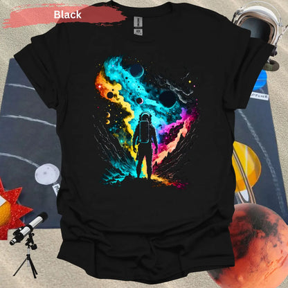 Cosmic Odyssey: Journey Into the Unknown T-shirt - S / Black - Physical Item