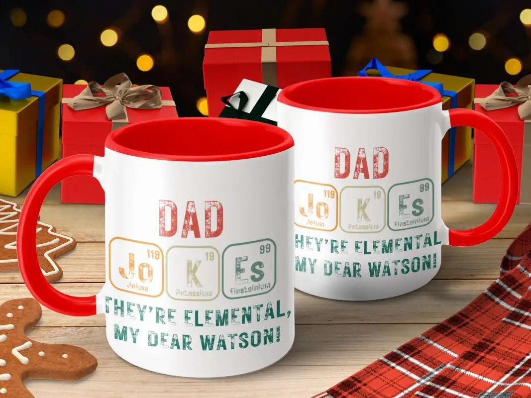 Dad Jokes They’re Elemental My Dear Watson Mug - Physical Item