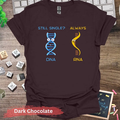 DNA RNA Meme T-shirt - S / Dark Chocolate - Physical Item