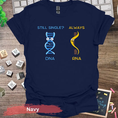 DNA RNA Meme T-shirt - S / Navy - Physical Item