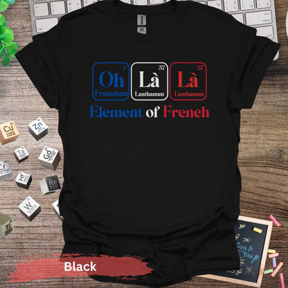 Element of French T-shirt - S / Black - Physical Item