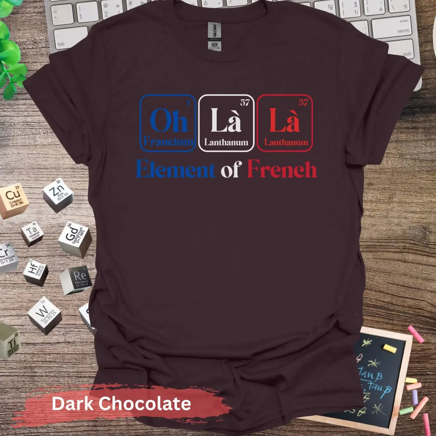 Element of French T-shirt - S / Dark Chocolate - Physical Item