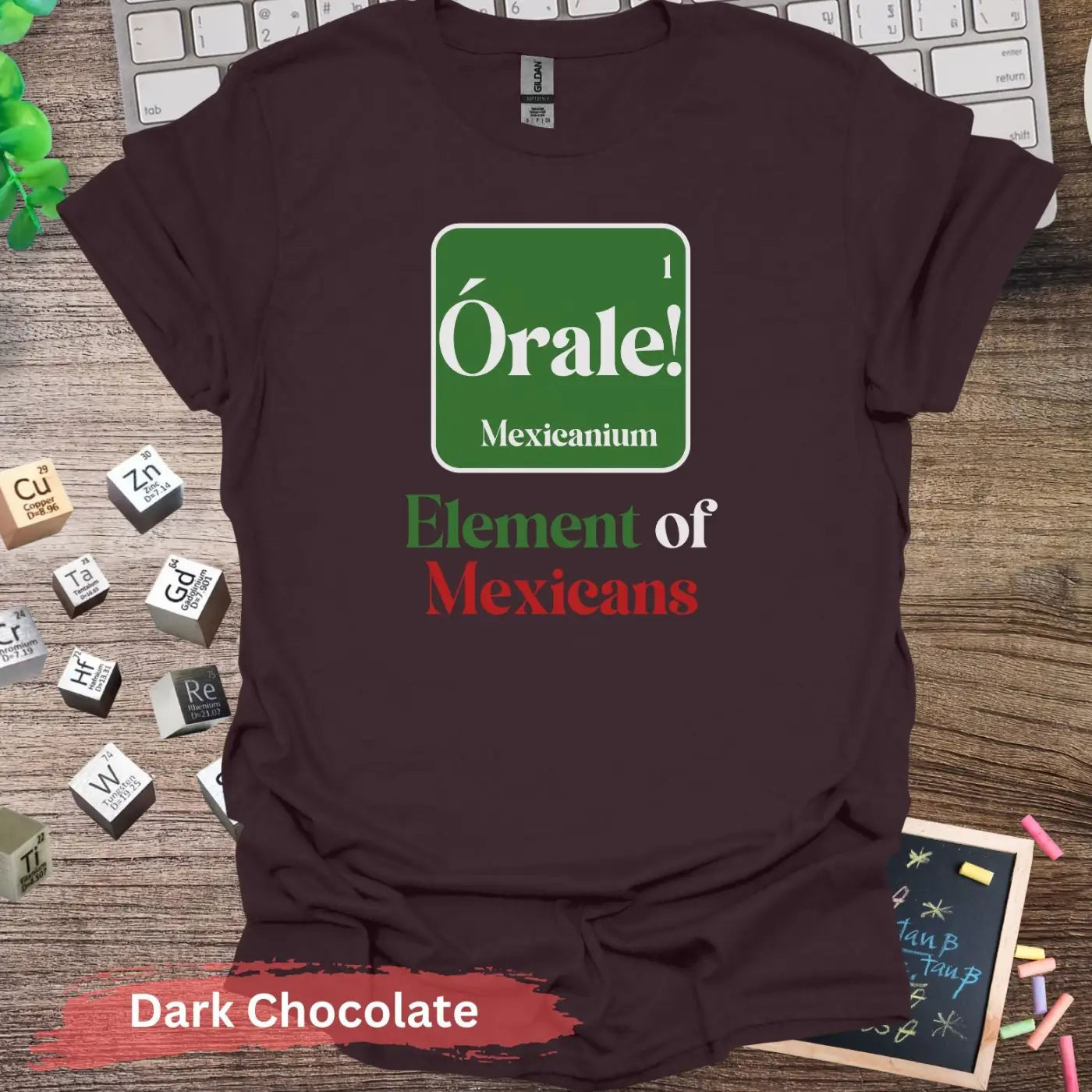 Element of Mexicans T-Shirt - S / Dark Chocolate - Physical Item