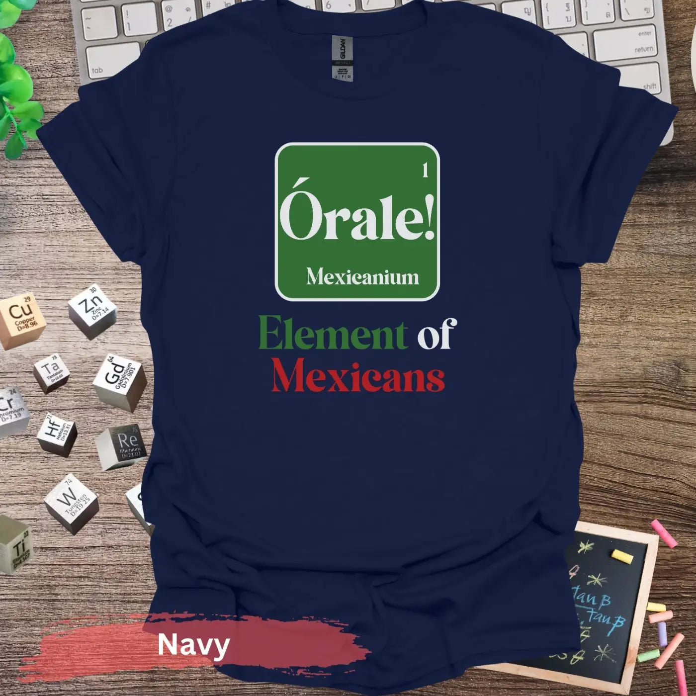 Element of Mexicans T-Shirt - S / Navy - Physical Item