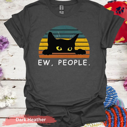 Ew People Graphic T-shirt - S / Dark Heather - Physical Item