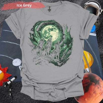 Howl You Doing? Three Wolves and a Moon Shirt - Physical Item