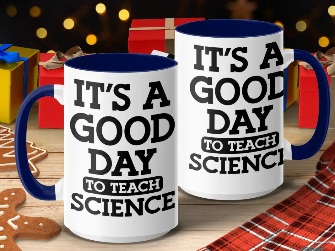 It’s A Good Day To Teach Science Mug - Accent mug 15oz / Pink - Physical Item