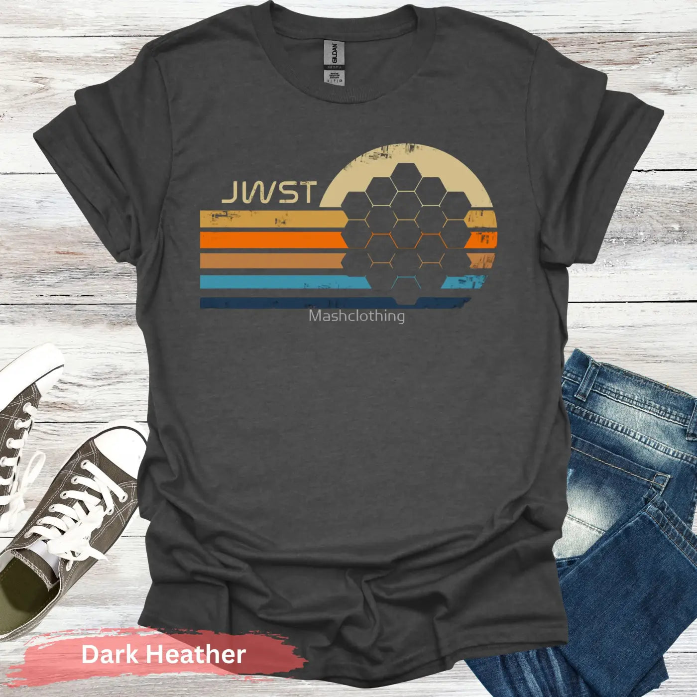 JWST T-Shirt - S / Dark Heather - Physical Item