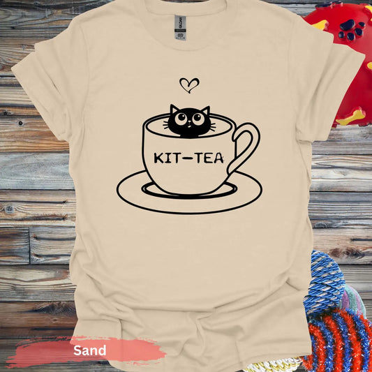 Kit-Tea T-shirt - S / Sand - Physical Item