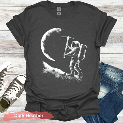 Lunar Miner T-Shirt - S - Unisex / Dark Heather - Physical Item
