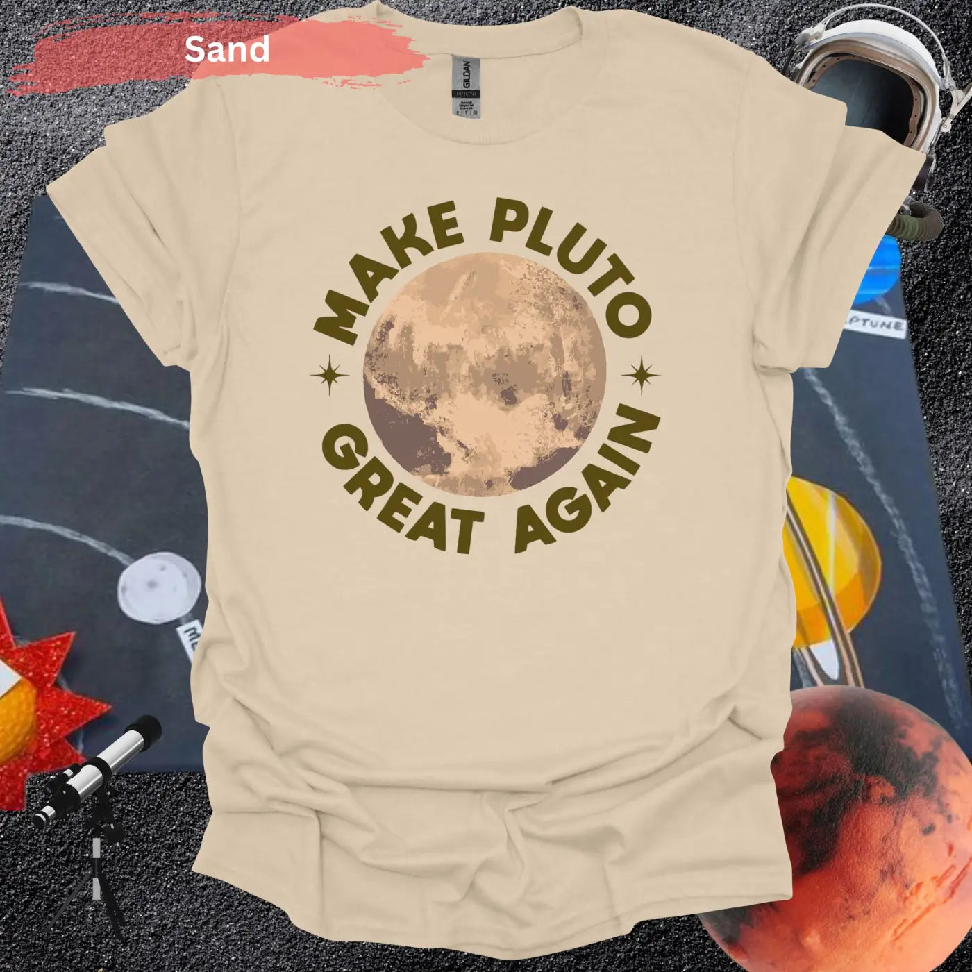 Make Pluto Great Again T-shirt - Physical Item