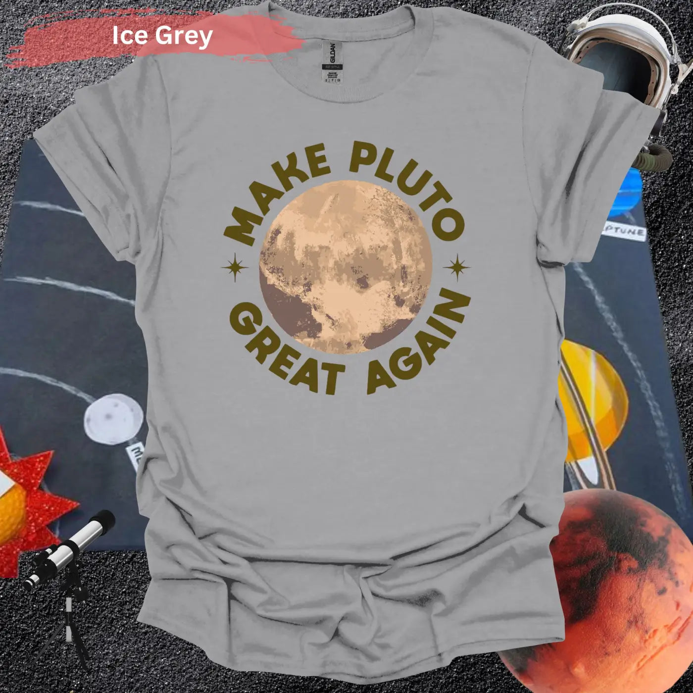 Make Pluto Great Again T-shirt - Physical Item