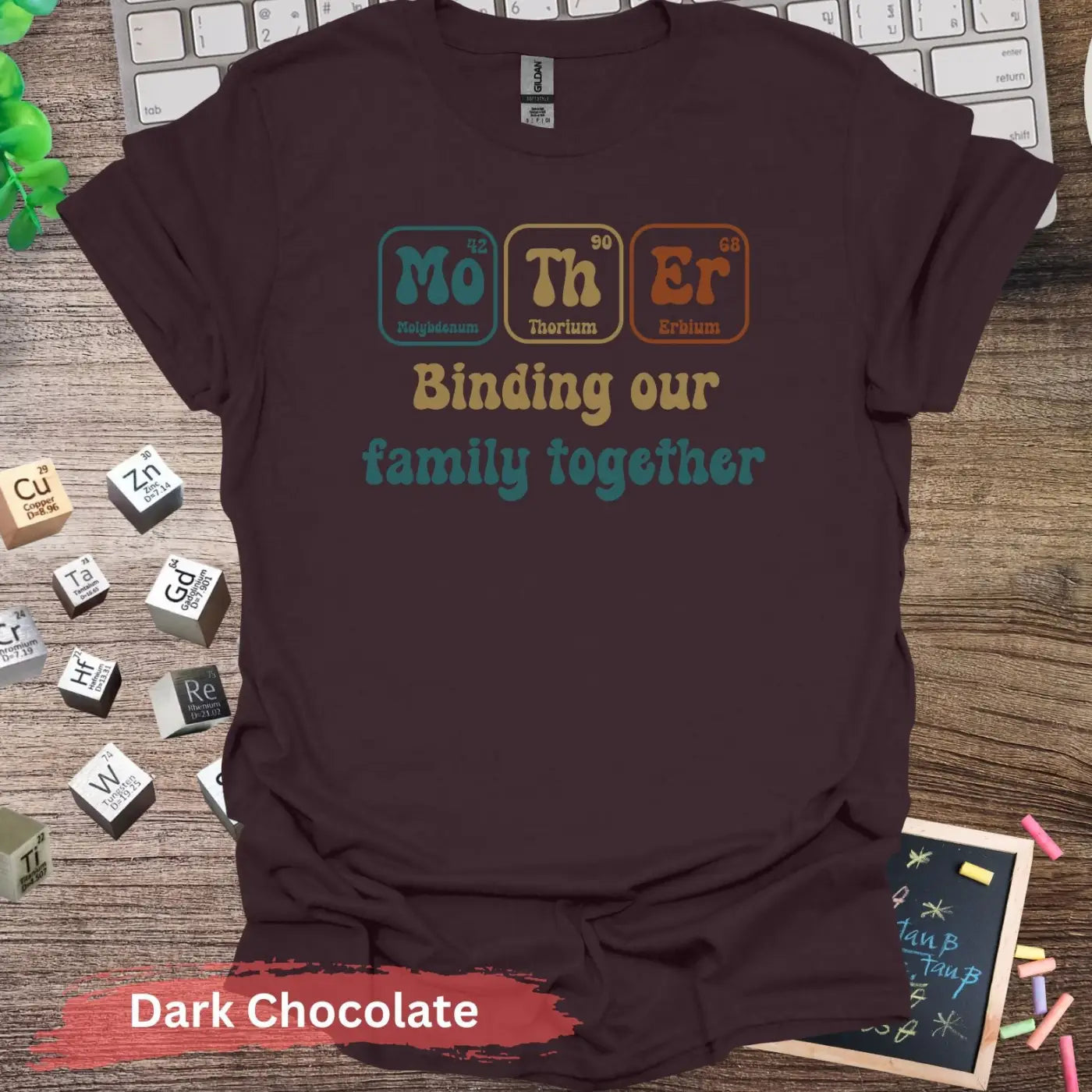 Mother Binding Our Family Together T-shirt - S / Dark Chocolate - Physical Item