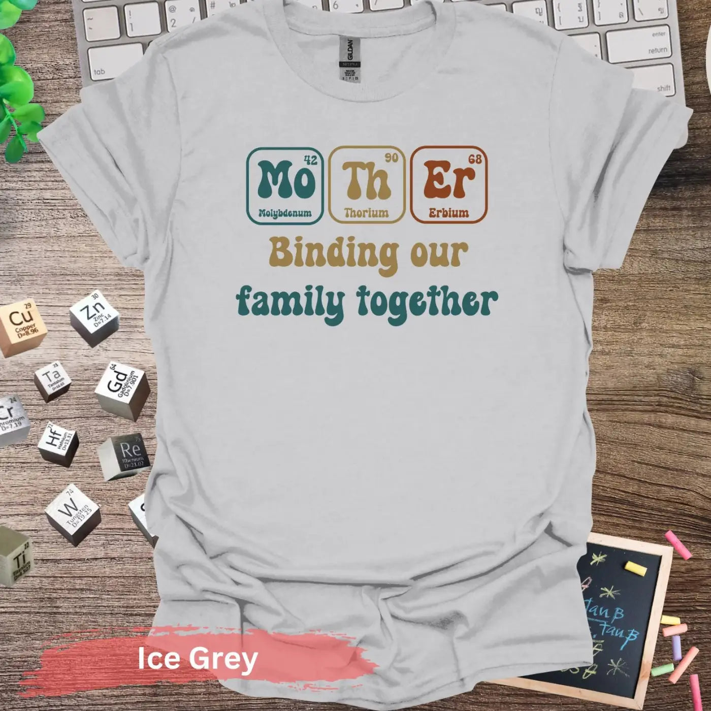 Mother Binding Our Family Together T-shirt - S / Ice Grey - Physical Item