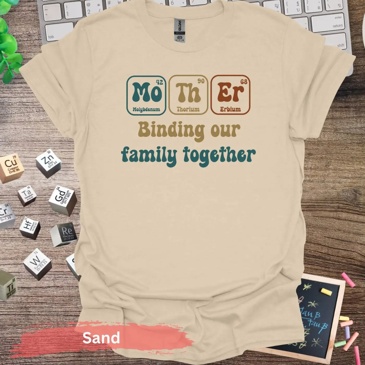 Mother Binding Our Family Together T-shirt - S / Sand - Physical Item