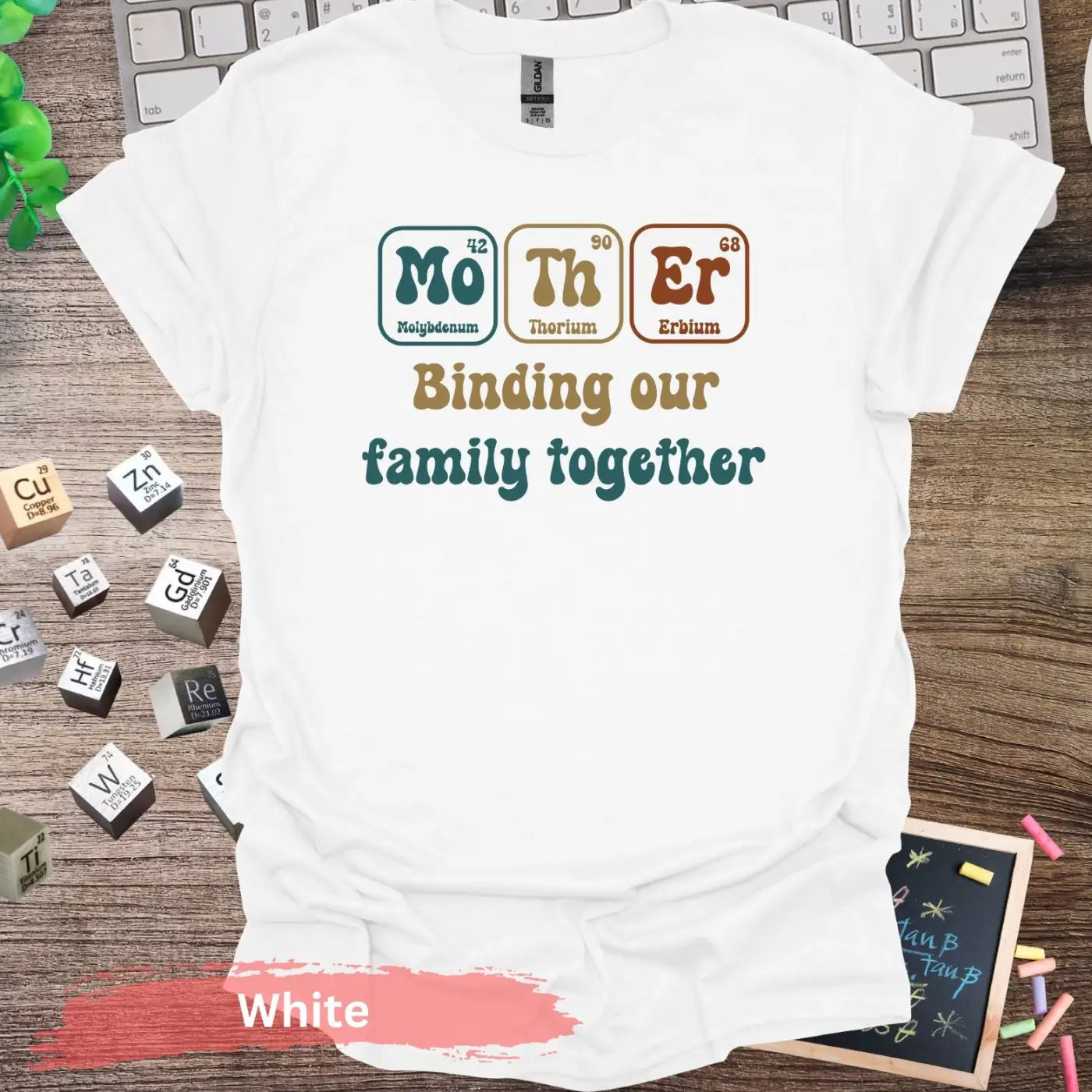 Mother Binding Our Family Together T-shirt - S / White - Physical Item