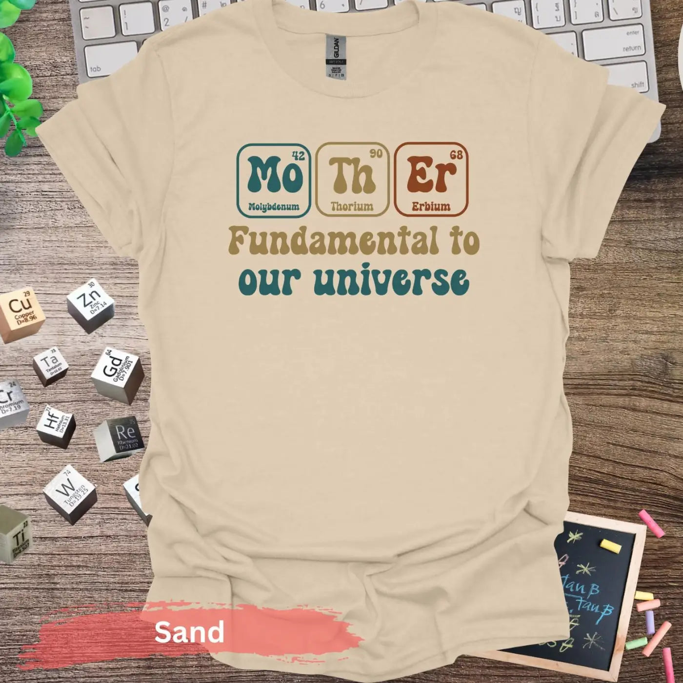 Mother Fundamental to Our Universe T-shirt - S / Sand - Physical Item