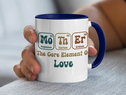 Mother The Core Element Of Love Mug - Accent mug / Pink / 11oz - Physical Item