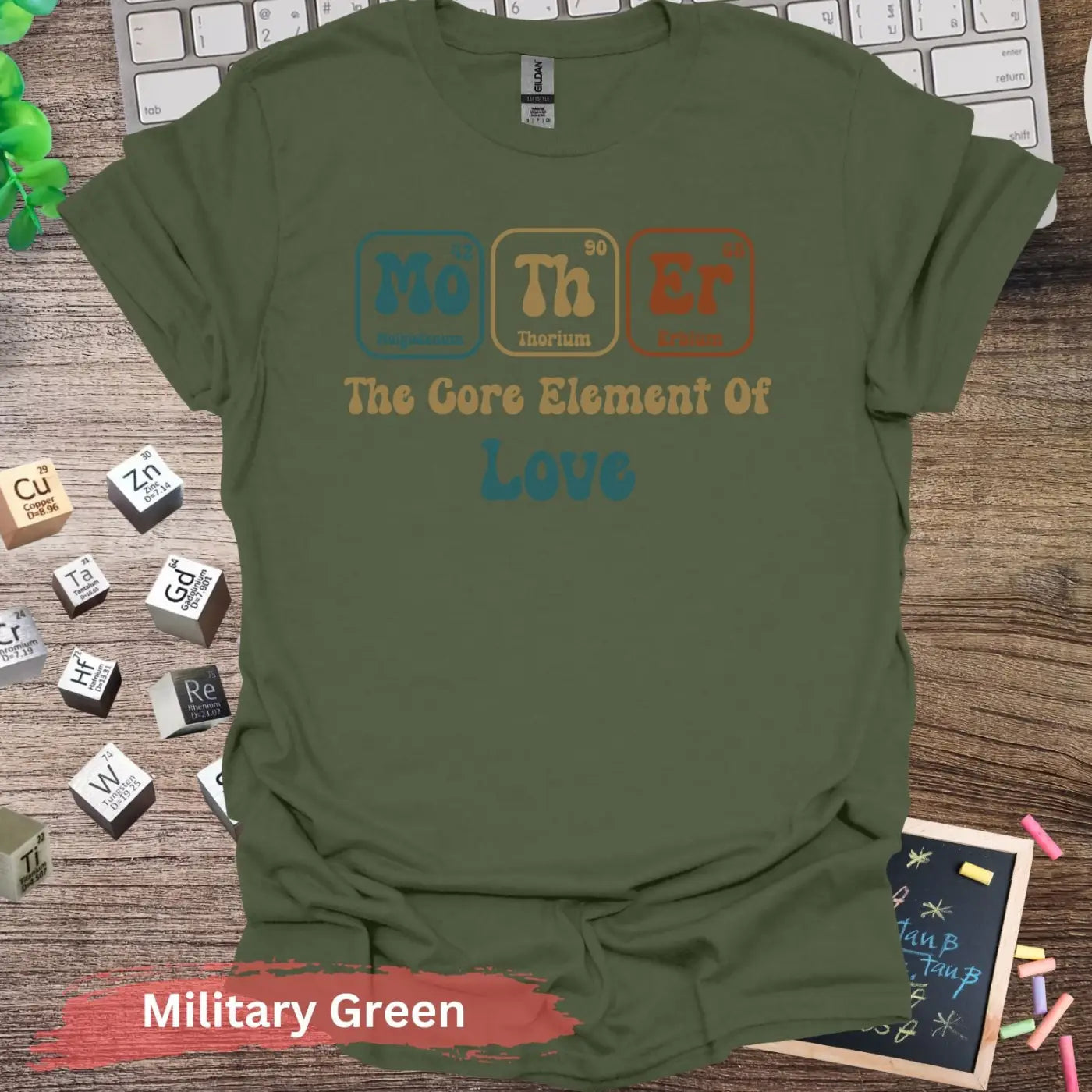 Mother The Core Element Of Love T-shirt - S / Military Green - Physical Item