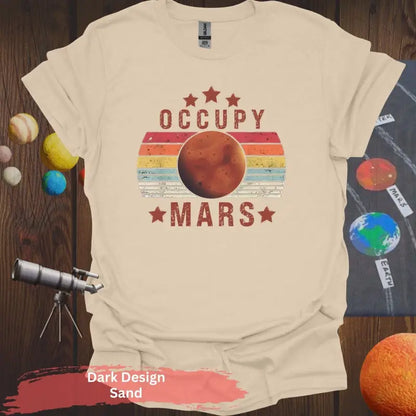 Occupy Mars Space Exploration - Dark Design / S / Sand - Physical Item