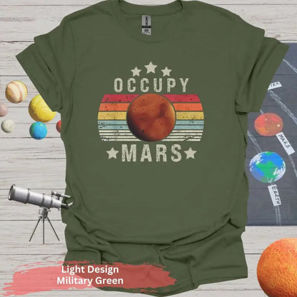 Occupy Mars Space Exploration - Light Design / S / Military Green - Physical Item